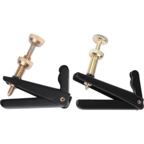 1pc 1/2 4/4 Cello Fine Tuner Golden Screw Cello String Hook Musical Instrument Cello Accessories Black