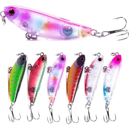 1PCS 5cm 5.5g Floating Pencil Fishing Lure Top Water Dogs Hard Lures Baits Wobbler Artificial Hard Bait Fishing Tackle Pesca