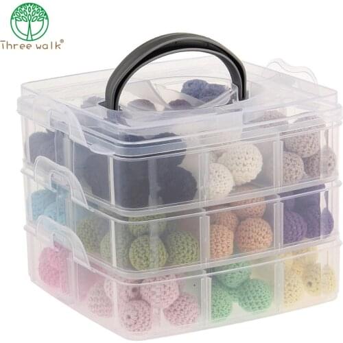 180pcs Beads Multicolor DIY Wooden Crochet Beads Set diy Nursing Necklace,baby Teething making,Christmas Gift