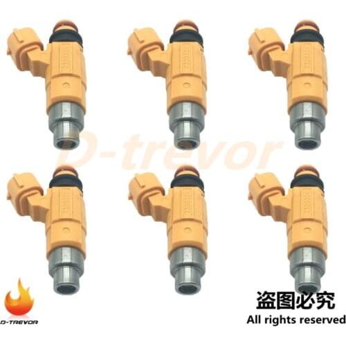 6Pcs OEM CDH275 732032K Fuel Injectors Nozzle for 1997-2004 Mitsubishi Montero Diamante 3.0L 6G72 3.5L 6G74 MD319792 AW347305