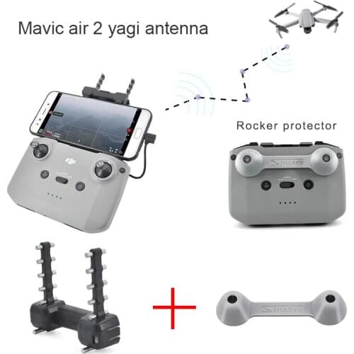 Startrc 2.4G/5.8G Mavic air 2 Controller Signal Booster Antenna Extender with Yagi rocker protector For DJI Mavic air 2
