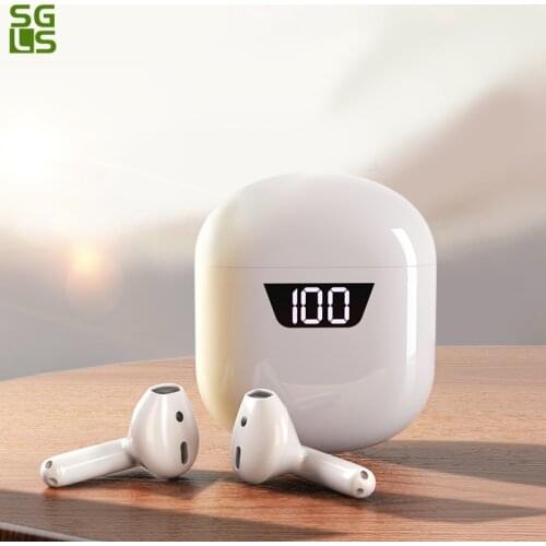 Mini TWS Wireless Headphones J55 Touch Control 4D Stereo Bass Bluetooth Earphones LED Screen Sport Waterproof Running Headset