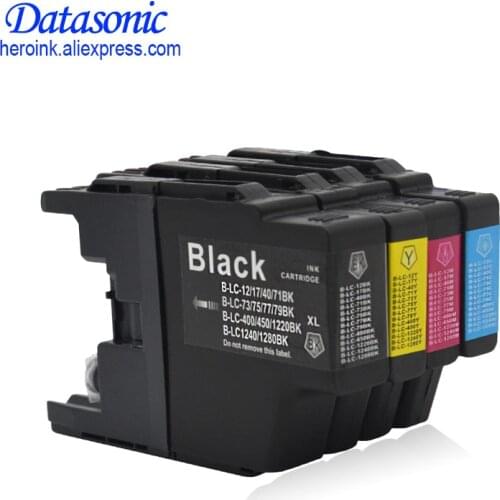 For Brother LC12/40/71/73/75/400/1220/1240 Ink Cartridge 8PCS For MFC-J430W MFC-J825DW MFC-J835DW DCP-J525N DCP-J540N Full Ink