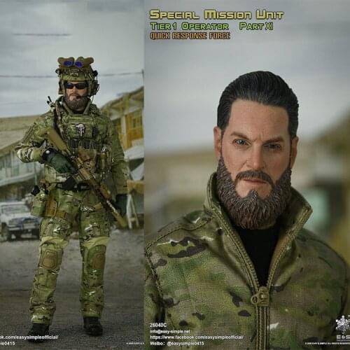EASY&SIMPLE 26040C 1/6 USA Modern Delta Special Forces 12" Full Set Male Action Figure Model