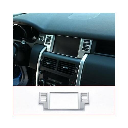 Chrome Car Navigation Frame Cover Trim For Land Rover Discovery Sport 2015-2017