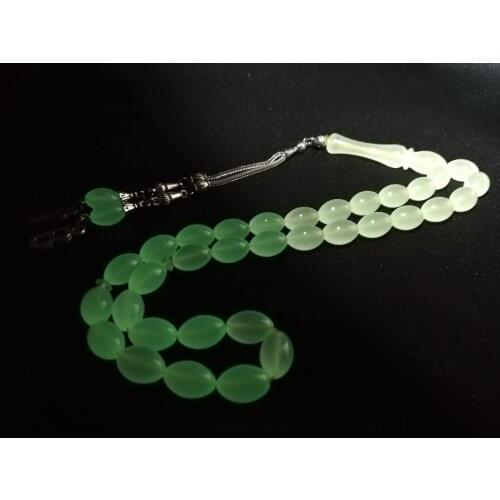 BEST QUALITY NATURAL Stone Beads Eser Handmade Tasbih Tightening Tassel Tesbih Misbaha Muslim Rosary