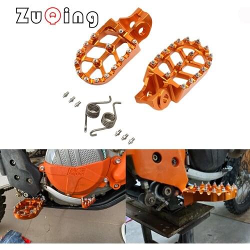 Motorcycle CNC Foot Pegs Pedals Foot Rests For SX125 SX250 SX-F 250-450 EXC EXC-F XC XC-F XC-W TC FC RX FX 125-501 2016-2021