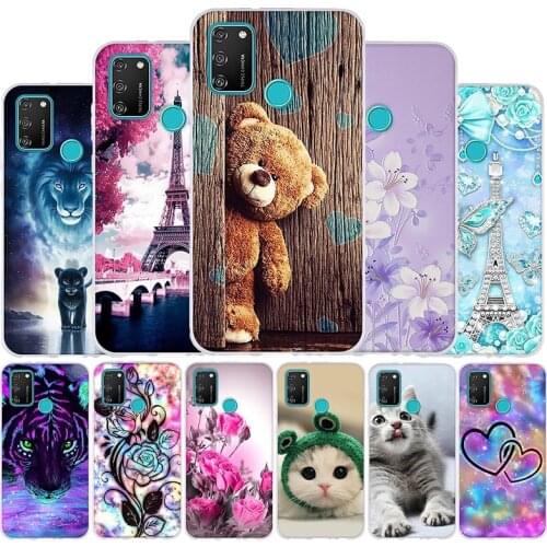 Soft TPU Case For Huawei Honor 9A Case Silicone Cute Back Cover For Honor 9A 9 A Honor9a Cover Phone Cases Luxury Anime Bumper