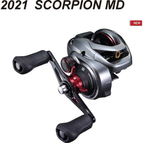 2021 NEW Original SHIMANO SCORPION MD 300XG 301XG 300XGLH 301XGLH Left or Right Hand Fishing Baitcasting Reels Saltwater Wheel