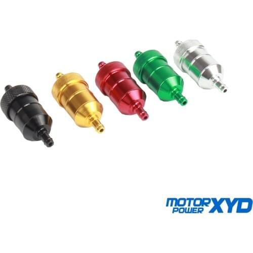 8mm Petrol Gas Fuel Filter Cleaner For Motorcycle Pit Dirt Bike ATV Quad Inline Oil Gas Fuel Filter