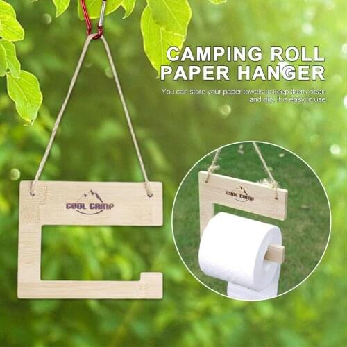 Portable Tissue Hanger Outdoor Camping Toilet Roll Cover Hanging Roll Tent Paper Holder Portable Picnic Tissue Paper Shelf