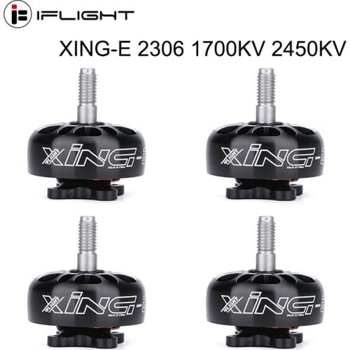 IFlight XING-E 2306 1700KV 2450KV 2-6S Brushless Motor for RC FPV Racing Drone Quadcopter Frame