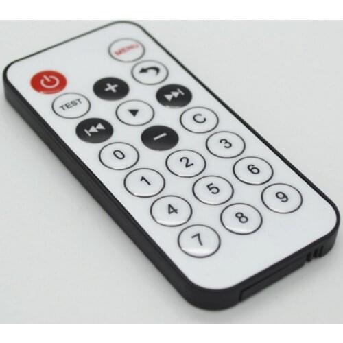 Free ship 10pcs/lot Custom 20 key mini equipment project remote control with C code 8 m launch infrared remote control