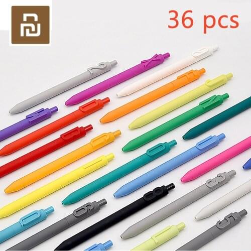 Youpin KACO ALPHA Gel Ink Pens Letter A-Z Number 0-9 Colors for Painting Student Office Gift Black Ink Fine Point 0.5mm