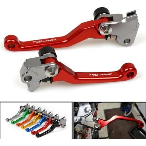 Motocross Dirt Bike Brake Clutch Lever For Honda CRF250R 2007 2008 2009 2010 2011 2012 2013-2016 Pit Bike Brake Clutch Handle