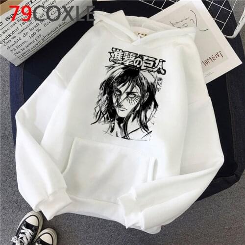 Shingeki No Kyojin Attack on Titan hoodies female anime plus size printed Oversized women pullover sweatshirts harajuku