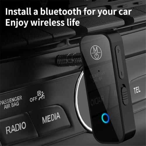 Kebidu Stereo receiver bluetooth transmitter 3.5MM audio interface auxiliary bluetooth adapter Tv Bluetooth for car