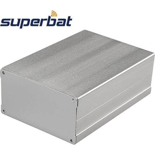 Superbat 150*105*55 Big Extruded Aluminum Box Electronic PCB Amplifier DIY Instrument Enclosure Case 5.91"*4.13"*2.17"(L*W*H)