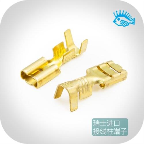 1pcs/10pcs Swiss original Vogt 2.8/4.8/6.3mm quick-connect terminal Plug spring Speaker unit Terminal