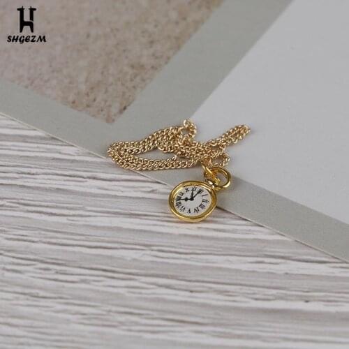 1Pc Fashion Mini Necklace Pocket Watch for 1/6 Doll Watch Accessories