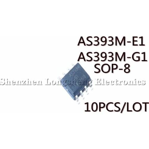 10PCS/LOT NEW AS393M-E1 AS393M SOP-8 Precision voltage double comparator