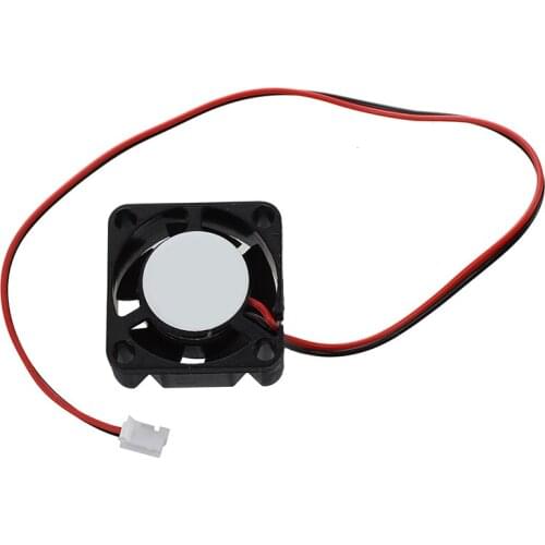 25mm x 10mm 2Pin DC 12V 0.05A Black Plastic Mini Cooling Fan