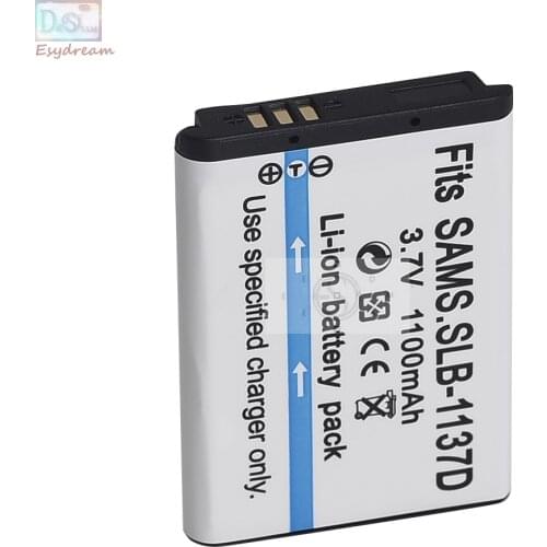 1137D SLB-1137D Camera Battery for Samsung DigiMax L74 L74 Wide i100 85 i80 NV24 NV30 NV103 NV40 NV106 PM191
