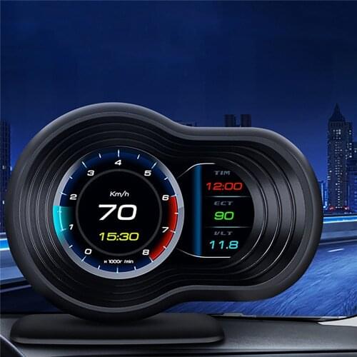OBD Car HUD Head Up Display OBD+GPS Dual System HD System GPS Speedometer Digital Projection Driving Car Spare Parts