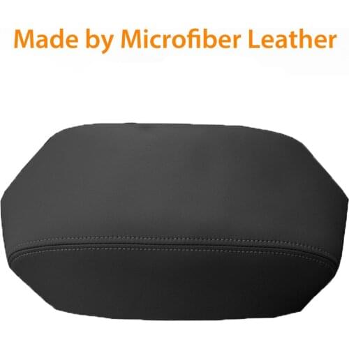 Car Armrest Cover Cap PU Leather Center Console Covers Pad for Toyota Highlander 2008 2009 2010 2011-12-13Decoration Accessories
