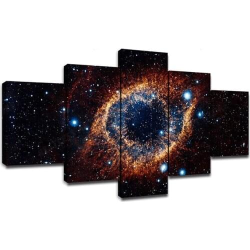Painting Decor Home Decorations Artwork 5Piece Wall Art Space Nebula Canvas Prints Poster Universe Galaxy Starry Sky Pictures