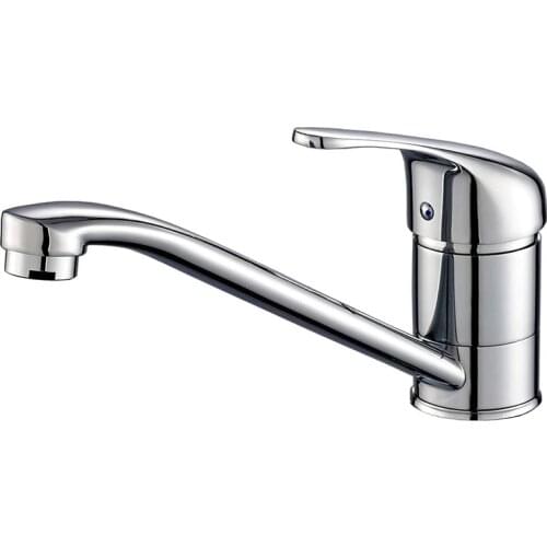 RUYAGE Kitchen Faucets Single Hole Tap For Kitchen Rotating Handle Cold And Hot Water And Bathroom Basin Chrome RY21