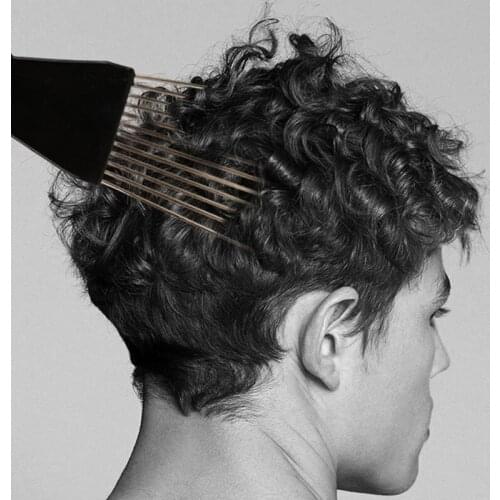 Metal Wide Tooth Afro Pick for Curly Hair Lift Picks Comb Tool Wig Braid Styling Tool for Men Women
