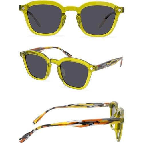 Belight Optical New Arrival Handmade Quality Cool Vintage Retro Women Men UV400 Protection with Case Oculos Sunglasses 9568