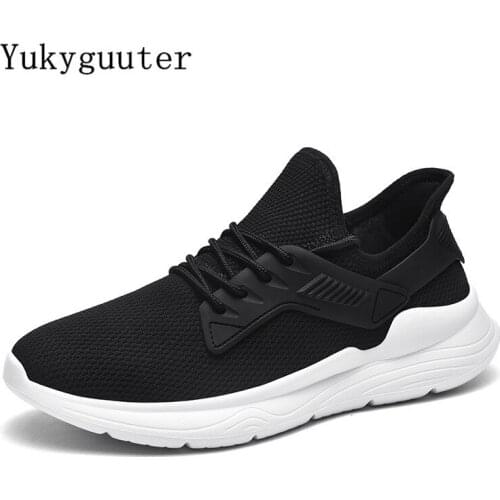 Men Sneakers Women Breathable Running Shoes Couple Flats Training Sport Light Weight Outdoor Walking Soft Spring Autumn