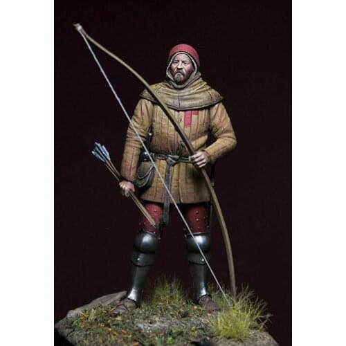 1/24 Scale Unpainted Resin English archer collection figure