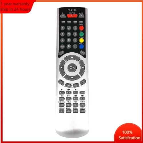 New For TECHNIKA Sencor TV/DVD COMBI RC-D3-03 Original Remote Control For SLE22F56M4 LCD24-610 LCD24-620 Fernbedienung