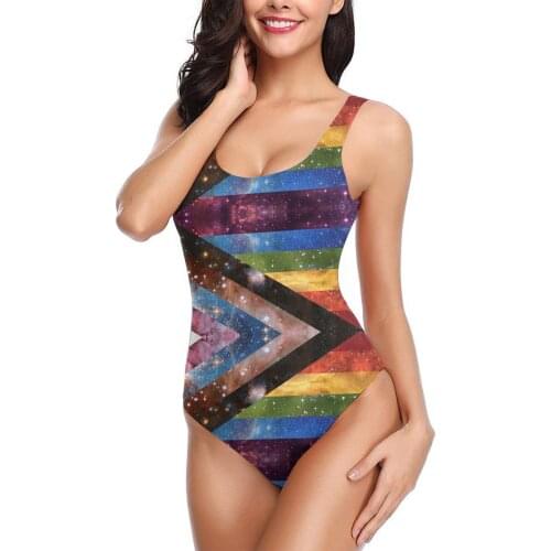 New Pride Flag Designs Galaxy Edition Exotic Bikinis Women Swimsuit Low Waist Swimsuit Women SPA bathing suit SwimSuit M3