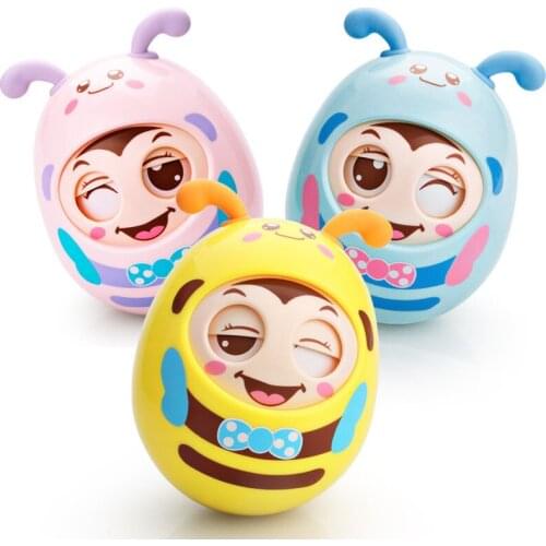 Montessori Educational Toys for Baby Early Learning Materials Children Intelligence Development Blink Eyes Tumbler Doll