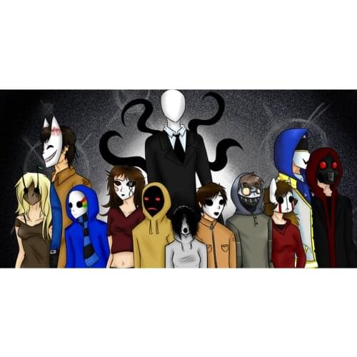 Creepypasta Family Bath Towel 140x70cm Absorbent Bamboo Fiber Beach Towel Drying Washcloth Large Spa GYM Swimming Shower Towels