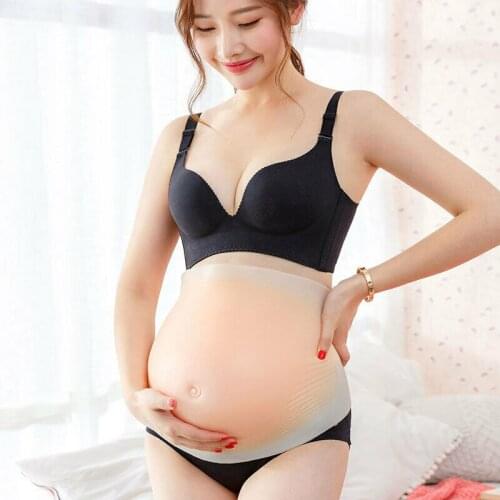 Silicone Fake Belly Ladies Maternity Props Artificial Abdomen Fake Belly Stage Actor Pregnant Pregnant Women Twins Belly