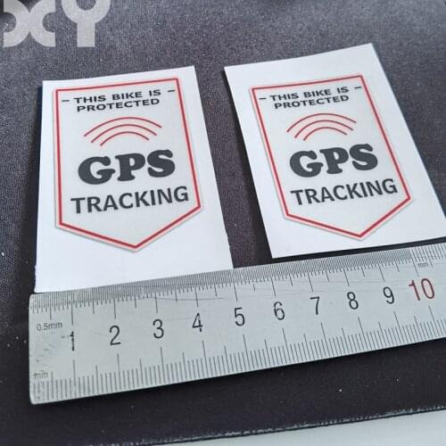 XY Motorcycle Bicycle Bike GPS Reflective Tape Stickers and Decals 2 pieces