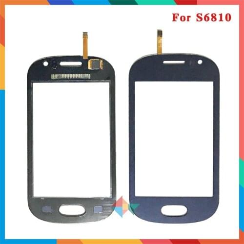 10pcs/lot High Quality 3.5" For Samsung Galaxy Fame S6810 Touch Screen Digitizer Front Glass Lens Sensor Panel