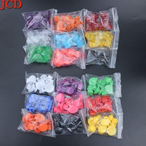 JCD 20 sets For Gamecube Controller Mod Colorful Complete button set with Y X A B for NGC button set