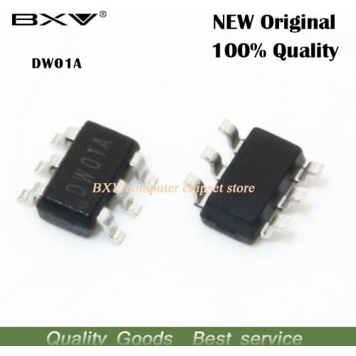 50PCS DW01 DW01D DW01A SOT23-6 Mobile