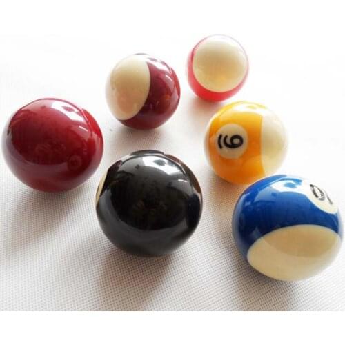 Xmlivet Free shipping 2pcs/lot Single Billiard Cue Balls in 52.5mm Resin Pool Balls Nine-ball Balls Billiards accessories