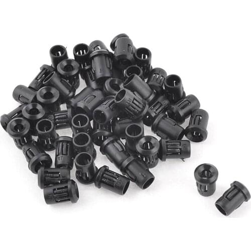 Household m Diameter LED Lamp Light Holder Shell Black 50 Pieces