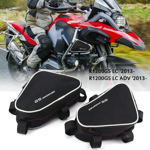 For bmw r1200gs LC Adventure R 1200 GS ADV 2013 - Motorcycle Frame Crash Bars Waterproof Bag Bumper Repair Tool Placement Bag