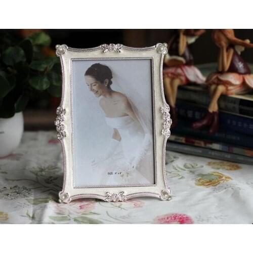Europe Metal Frame Alloy Photo Frames Home Decor Item Wedding Gifts Photo picture frame Birthday gift wedding decoracion XC012