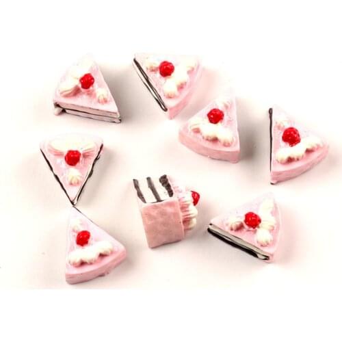 LF 20Pcs Mixed Mini Cake/Cat Resin Cabochon Flatback Decoration Crafts Embellishments For Scrapbooking Diy Accessories
