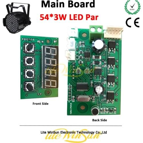 Litewinsune Free Ship LED Par 54*3W Stage Lighting Main Board Display Board Parts Par LED Stage Lighting Accessory